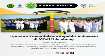 Upacara Kemerdekaan Republik Indonesia 17 Agustus 2025, MTsN 11 Jombang